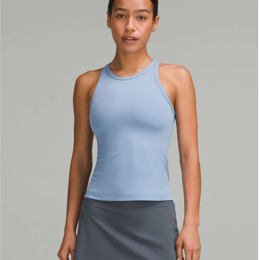 Lululemon Align Waist-Length Racerback Tank Top Concrete Blue - Picture 5 of 5